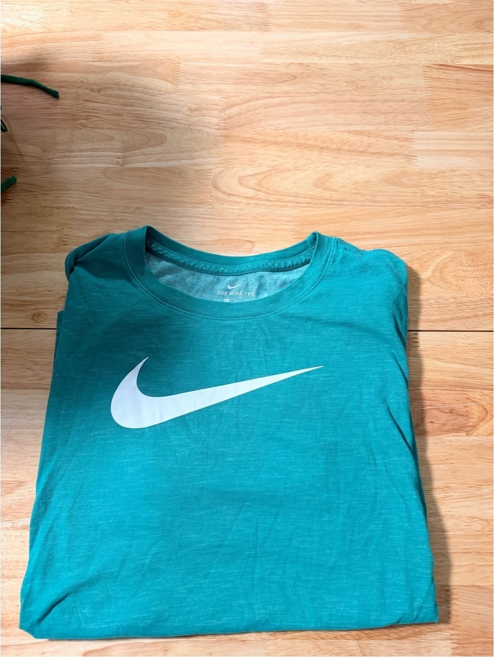 Nike Teal Green Swoosh Short Sleeve Tee